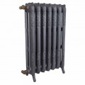 Vintage Radiator 7 Decorated Elements in Cast Iron from Ground up to 1062 W - Baroque