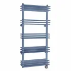 Modern Vertical Wall Design Electric Radiator up to 700 Watt - Shelf Viadurini