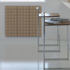 Brick modern design electric lego radiator in aluminum and copper by Scirocco H Viadurini