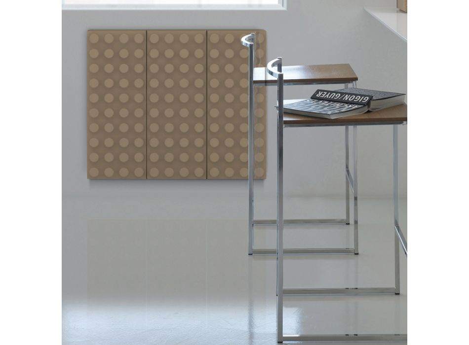 Brick modern design electric lego radiator in aluminum and copper by Scirocco H Viadurini