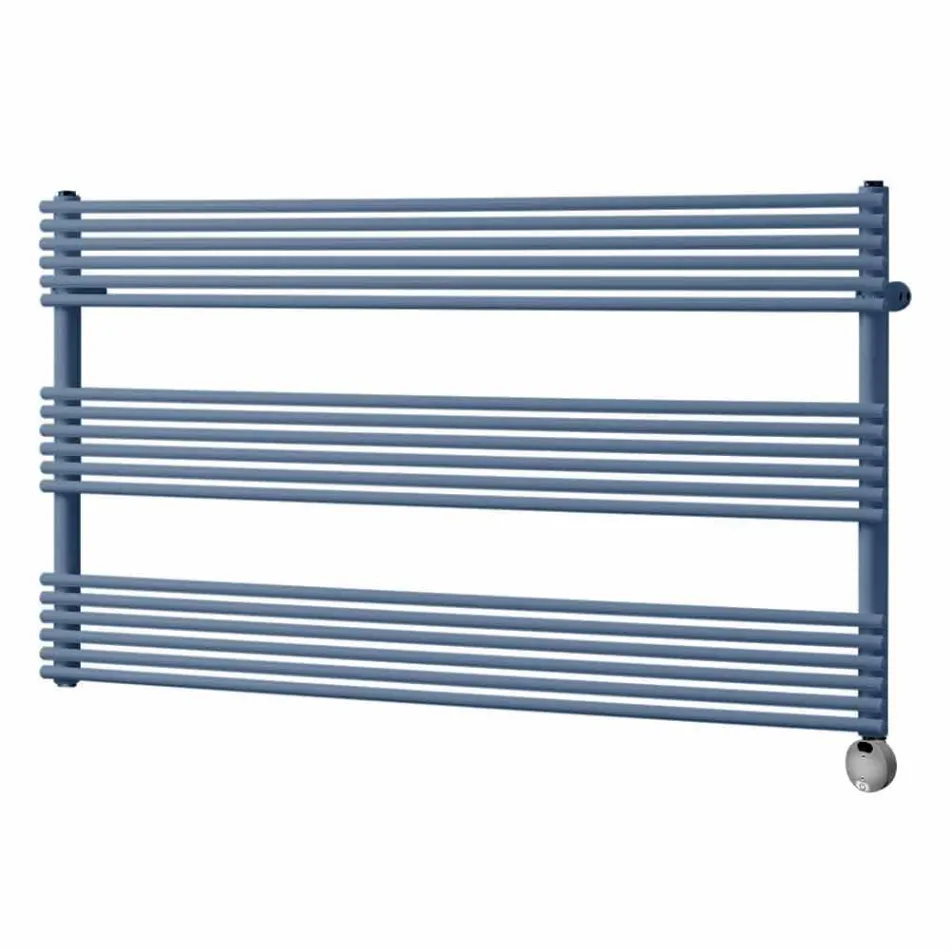 Horizontal Electric Design Wall Radiator in Steel up to 700 W - Nibbio Viadurini