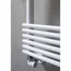 Horizontal Radiator Towel Warmer in Steel Design 750 W - Nibbio Viadurini