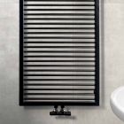 Hydraulic Bathroom Towel Warmer Radiator Graphite Steel - Shadow by Scirocco Viadurini