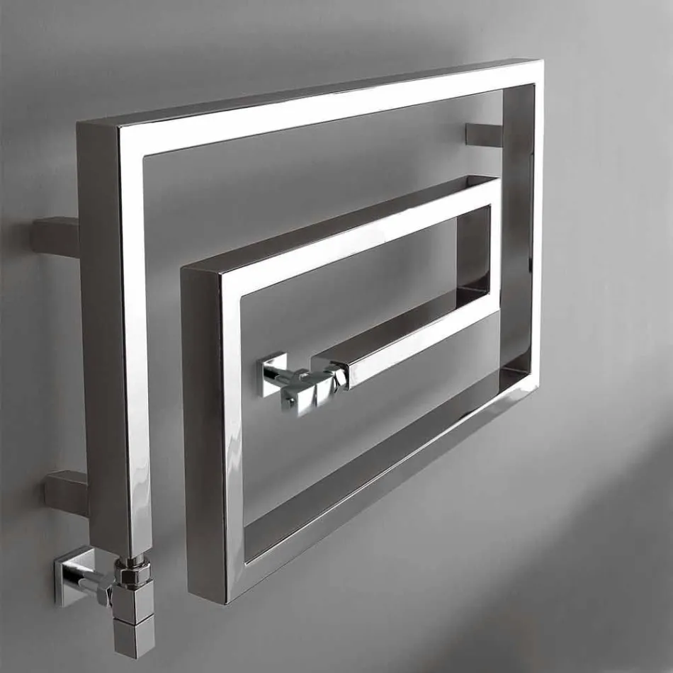 Snake Scirocco H design chrome plated hydraulic radiator Viadurini