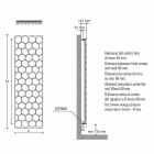 Modern Design Radiator in Steel Vertical Design 834 Watt - Honey Viadurini
