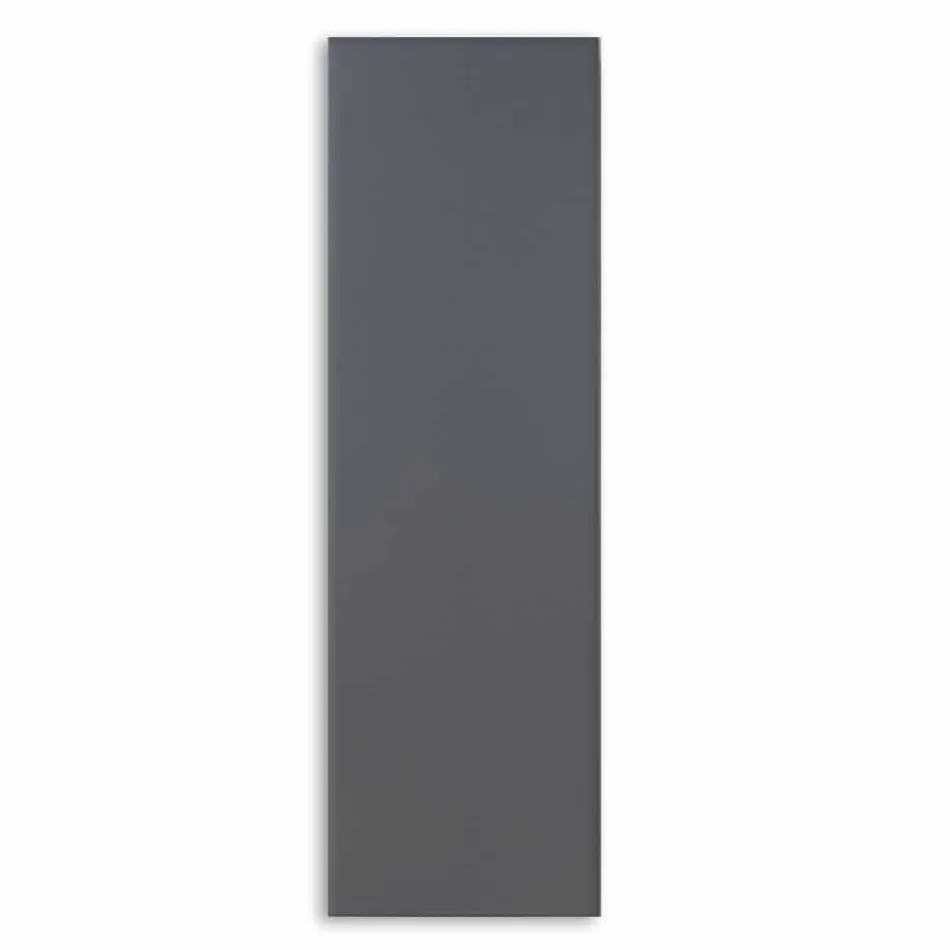 Vertical Design Radiator in Slate Gray Steel up to 626 W - Ice Viadurini