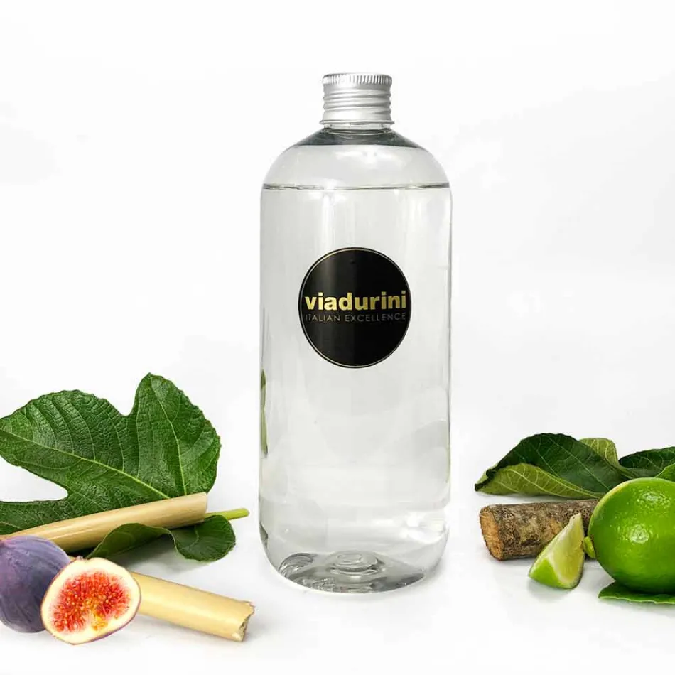 Refill Bamboo Lime Ambient Diffuser Sticks 500 ml or 1 lt - Ariadicapri Viadurini