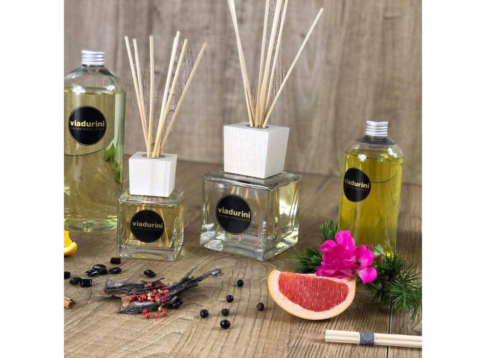 Refill Bamboo Lime Ambient Diffuser Sticks 500 ml or 1 lt - Ariadicapri Viadurini