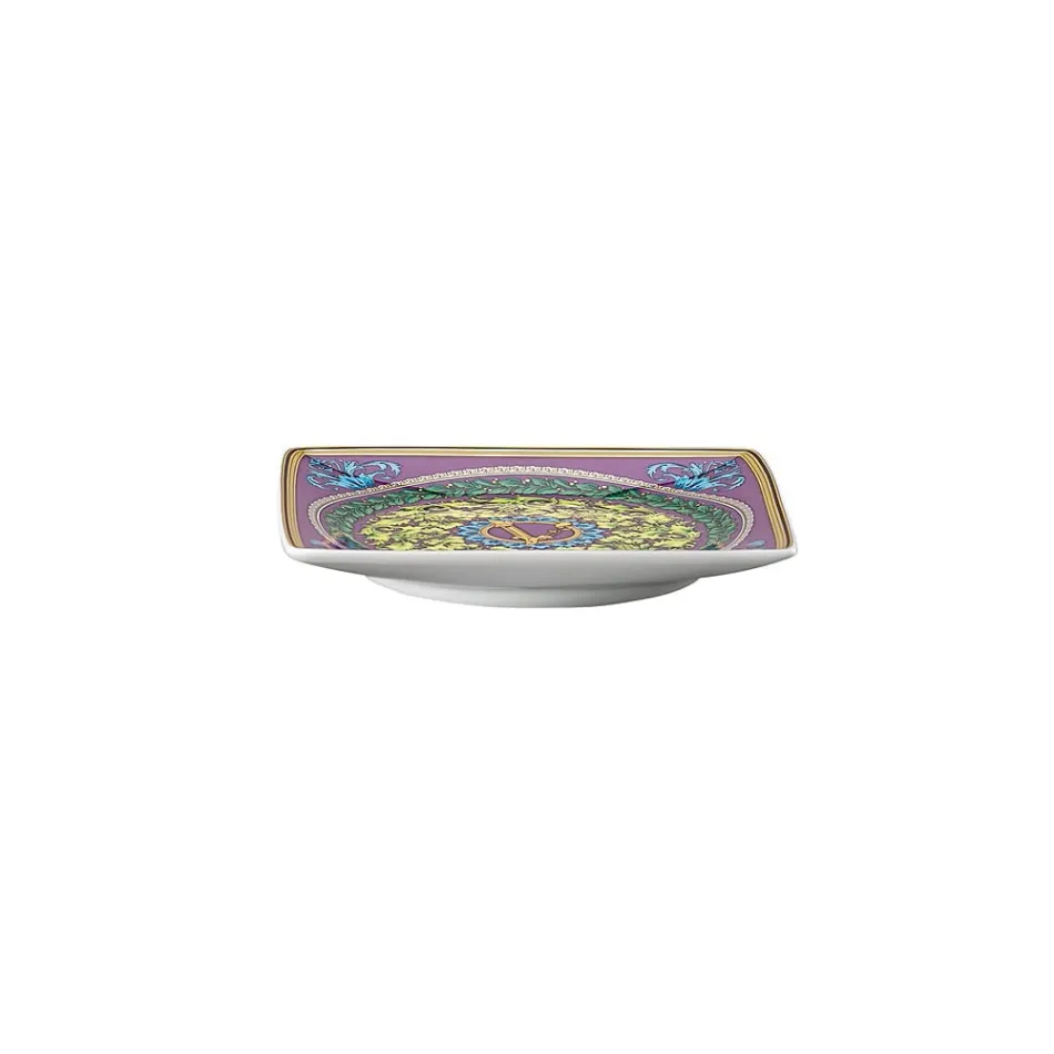 Rosenthal Versace Barocco Mosaic 6 Flat Square Porcelain Bowls - Mosaic Viadurini
