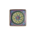 Rosenthal Versace Barocco Mosaic 6 Flat Square Porcelain Bowls - Mosaic