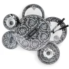 Rosenthal Versace Baroque Place Card Plate Diameter 33 cm in Porcelain - Baroque Viadurini