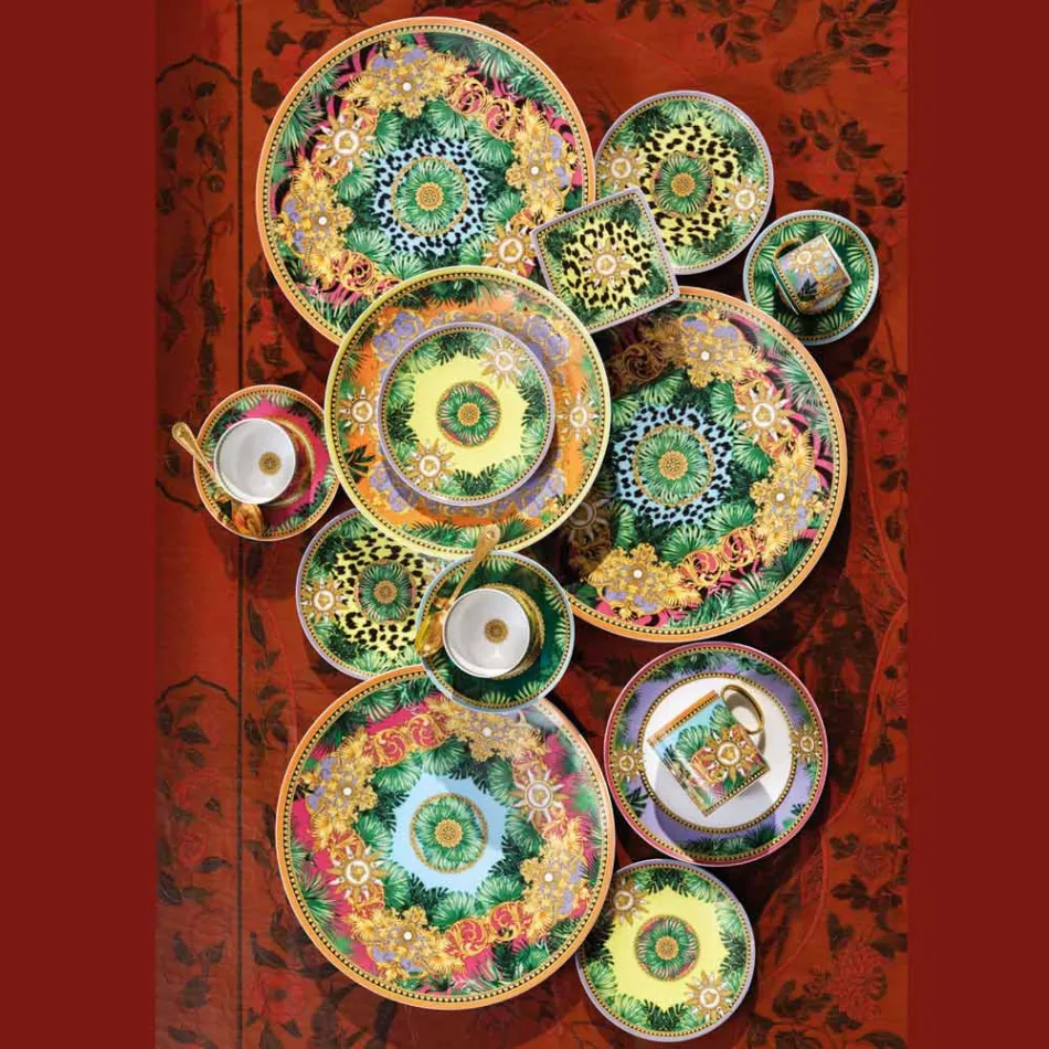 Rosenthal Versace Jungle Animalier Place Card Plate Diameter 33 cm - Animalier Viadurini