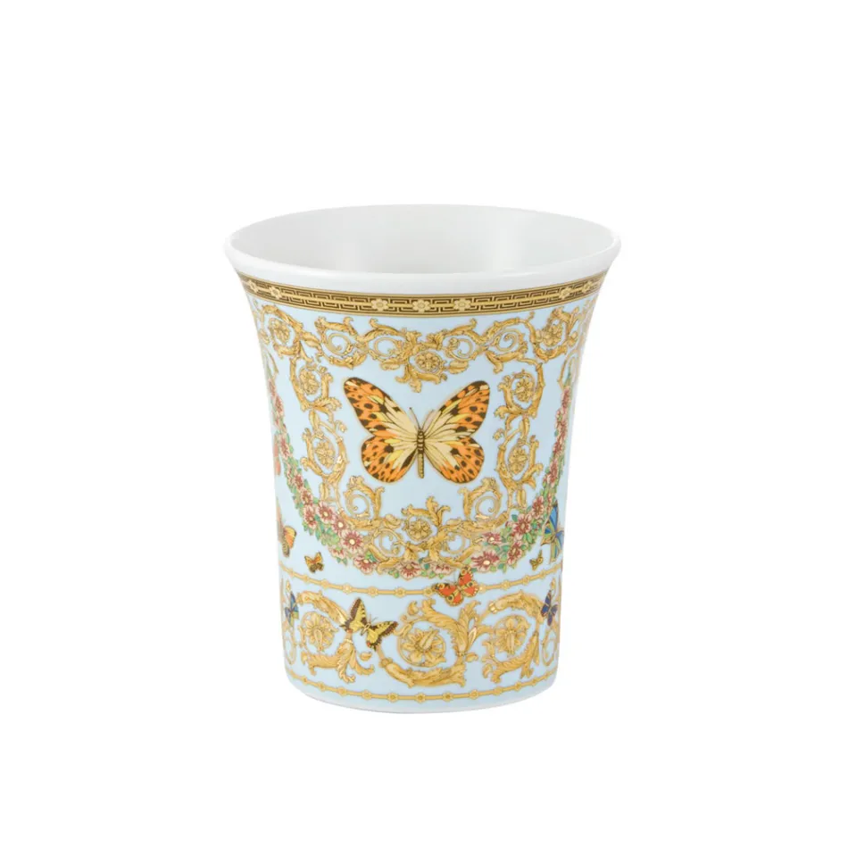 Rosenthal Versace Le Jardin Porcelain Vase with Elements of Nature - Baroque Viadurini