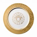 Rosenthal Versace Medusa Gala Gold porcelain placeholder plate 30 cm