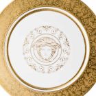Rosenthal Versace Medusa Gala Gold Plate holder 33cm porcelain Viadurini