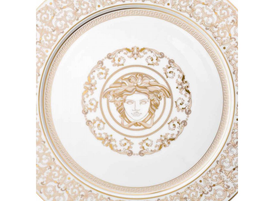 Rosenthal Versace Medusa Gala Plate 33cm in porcelain Viadurini