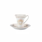 Rosenthal Versace Medusa Gala set espresso cups 6 pieces in porcelain Viadurini