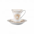 Rosenthal Versace Medusa Gala porcelain tall coffee cup modern design