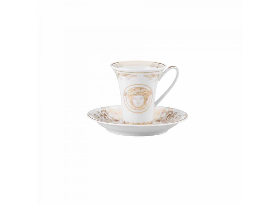 Rosenthal Versace Medusa Gala Porcelain design coffee cup Viadurini