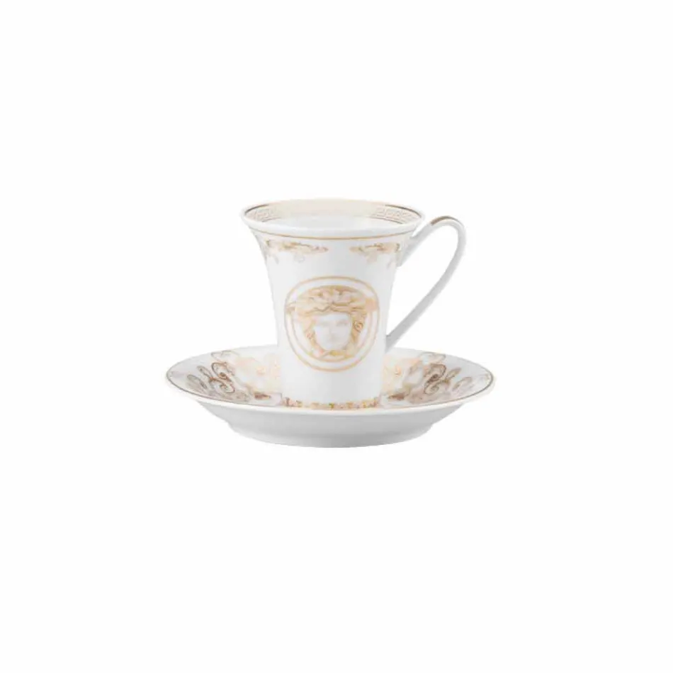 Rosenthal Versace Medusa Gala Porcelain design coffee cup Viadurini