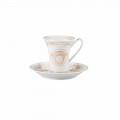 Rosenthal Versace Medusa Gala porcelain coffee cup, modern design