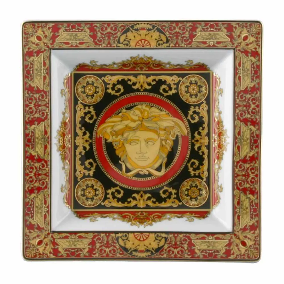 Rosenthal Versace Medusa Rosso Porcelain design cup 22cm Viadurini