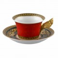 Rosenthal Versace Medusa Rosso modern design porcelain tea mug