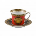 Rosenthal Versace Medusa Rosso porcelain Espresso cup, luxury design