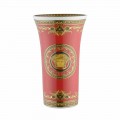 Rosenthal Versace Medusa Rosso porcelain vase 26 cm, luxury design