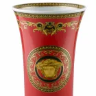 Rosenthal Versace Medusa Rosso Modern design porcelain vase 34cm Viadurini