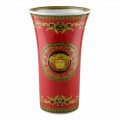 Rosenthal Versace Medusa Rosso porcelain vase 34 cm, luxury design