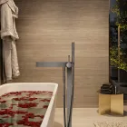Floor Taps Single Lever Bath Mixer - Erik Viadurini