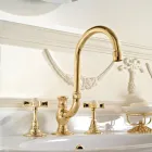 Vintage High Spout Basin Tap in Brass Made in Italy - Katerina Viadurini