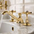 3-Hole Brass Basin Faucet, Vintage Style, Made in Italy - Katerina