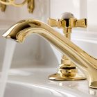 3 Hole Brass Sink Tap, Vintage Style, Made in Italy – Katerina Viadurini