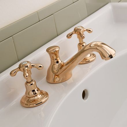 Vintage 3 Hole Brass Sink Tap Made in Italy – Klarisa Viadurini
