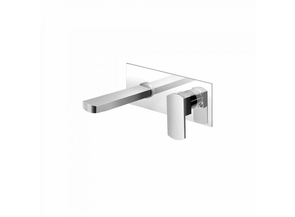 Design Wall Mixer Tap, Single Plate Made in Italy - Sika Viadurini