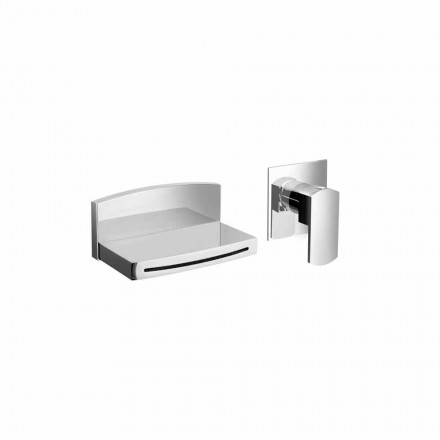 Wall mounted mixer tap with waterfall spout Made in Italy - Sika Viadurini