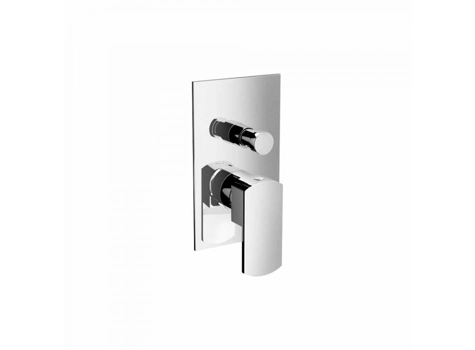 Modern Shower or Bath Mixer Tap with Diverter Made in Italy - Sika Viadurini