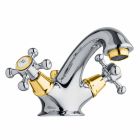 Single-Hole Brass Bathroom Basin Faucet with Made in Italy Drain - Lisca Viadurini
