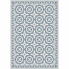Beige or Blue Patterned Table Runner in Pvc and Modern Polyester - Bondo Viadurini