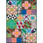 Colorful Design Table Runner in Pvc and Polyester with Fantasy - Timio Viadurini