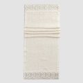 Linen Table Runner with Lace, Luxury Design in 2 Colors - Farnese
