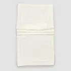 Runner in Natural White Heavy Linen with Italian Luxury Embossing - Limao Viadurini