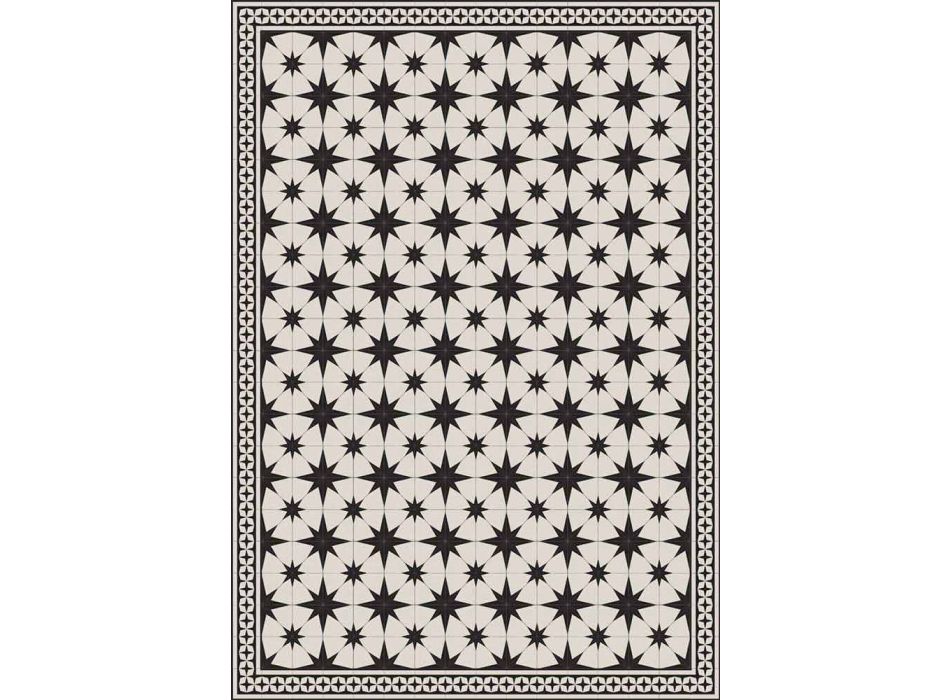 Design Table Runner in Pvc and Polyester Rectangular Patterned - Osturio Viadurini