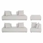 Modern Design Corner Outdoor Lounge in Homemotion Fabric - Benito Viadurini