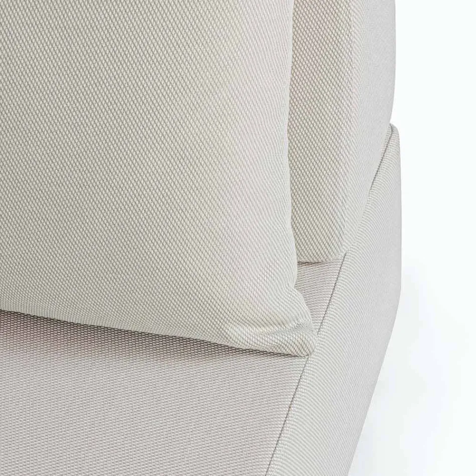 Modern Design Corner Outdoor Lounge in Homemotion Fabric - Benito Viadurini