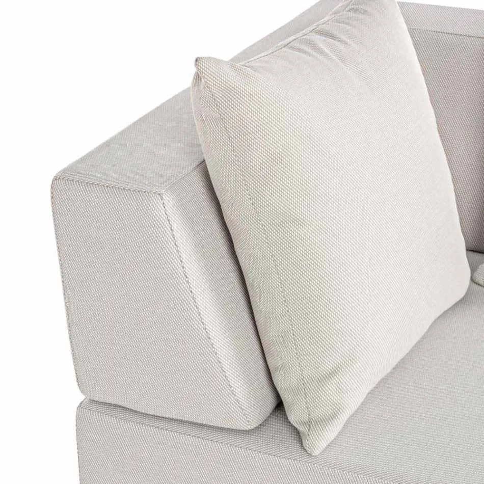 Modern Design Corner Outdoor Lounge in Homemotion Fabric - Benito Viadurini