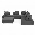 Modern Design Corner Outdoor Lounge in Homemotion Fabric - Benito