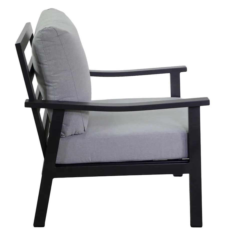 Living Room Consisting of 1 Sofa, 2 Armchairs, and 1 Coffee Table - Ticket Viadurini